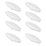 8pcs Toilet Seat Bumpers, Rubber Toilet Seat Bumper Service Kit Anti-Slip Pad Toilet Seat Replacement Parts Accessories Compatib