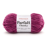 Premier Parfait Chunky Yarn - Super Bulky, Ideal for Knitting & Crocheting, Chenille, Orchid, 3.5 oz, 131 Yards