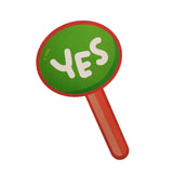 TREDYNEST Yes No Classroom Signs Portable Handheld Reusable Classroom Voting Paddle | Educational Toys | STEM Toys | Learning To