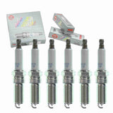6 pc NGK Laser Iridium Spark Plugs compatible with Mazda CX-9 3.5L 3.7L V6 2007-2015