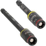 Klein Tools 32768 Impact Driver Set, 3in1 SAE Impact Socket and Bit Holder, Flip Socket with 1/4 Nut Driver and 5/16 Nut Drive