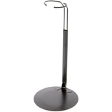 Plymor DSP-10B Black Adjustable Doll Stand, fits 16, 17, 18, 19, 20, 21, 22, 23, and 24 inch Dolls or Action Figures, Waist is 2
