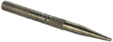 Mayhew Tools 24200 Knurled Center Punch, 1/4, Black Oxide Finish