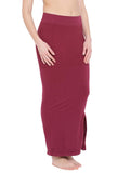 Clovia Womens Petticoat Style Saree Shapewear With Side Slit (Sw0023P15_Purple_L)