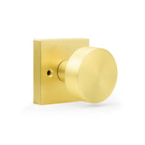 Gold Dummy Door Knob, Single Side No-Turning Brass Door Handles,1 Pack Inactive Half Dummy Door Knob Set
