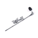 Seteol Cymbal Boom Arm Holder with Clamp, L-Arm Rod with Bracket Holder Extension Arm Attachment, Cymbal Stand Mount for Drum Ha