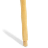 COASTWIDE Professional 60 Wood Push Broom Handle, Threaded Wood Tip