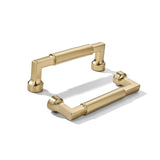 khtumeware 10-Pack 3-Inch(76mm) Satin Brass Cabinet Pulls,Heavy-Duty Brushed Brass Handles for Kitchen Cabinets, Cupboards, Draw