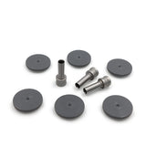 CARL 60002 Replacement Punch Head/Disk Set for Xhc150 Punch, 3 9/32 Heads & 6 Disks/Set