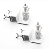 Gutter Mount for Outdoor Security Camera, Solar Panel Adjustable 1/4 Screw Compatible with Arlo, Blink, Wyze, Eufy etc,. Weathe