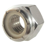 50 Qty 3/8-16 Stainless Steel Nylon Insert Hex Lock Nuts (BCP756)