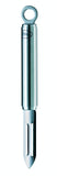 Rosle Stainless Steel Round-Handle Peeler, 7.3-Inch