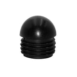 Flyshop 16-Pack 1-1/2, 38 mm Outside Diameter Black Plastic End Caps Round Tube Insert Furniture Glides for Tables and Chairs (F