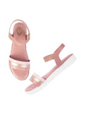 Shoetopia Women'S Flat Sandal-8 Kids Uk (Snd-Time-Pink)-Eu41,Pink,8,B0D14F8YY3