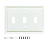 Wall Plates, Duplex Outlet Covers, Toggle Light Switch Plates, Decorator Light Switch Cover, Bamboo Fiber Material Wall Plate, S