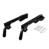 POWERTEC MT4000MBA Miter Saw Stand Mounting Brackets, Set of 2, Fits Ryobi, Black and Decker, Craftsman, and Kobalt Miter Saw St