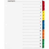 Business Source BSN21904 Table of Content Quick Index Dividers