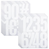 5 Inch Vinyl Number Stickers,Self-Adhesive Large Numbers 0-9 Sticker for Mailbox,House Nummber,Inventory Classification and Mark