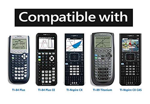 USB PC Charger Charging Cable Cord for TI-84 Plus CE, TI-Nspire CX/CX CAS, TI 84 Plus CE Color/C Silver Graphing Calculators