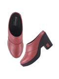 Shoetopia Stylish Smart Casual Cherry Pumps For Women & Girls /Eu38,Cherry,5,B0DTG7MJVK