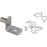 SlideCo 241941 Shelf Support Peg, 1/4 inch, Nickel Plated Metal (Pack of 8)