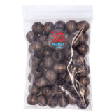 50 Pcs, Wood Beads with Large Hole for Macrame DIY Jewelry Classroom Crafts Garlands Tassels by CraftySticks (20mmBrown)