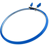 Premium Quality, Metal Spring Tension Embroidery Hoops, Cross Stich Hoop, Darning Hoops, Embroidery Tension Shed (Blue, Medium)