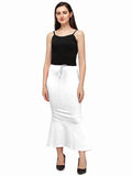 DHRUVI TRENDZ Women Lycra Patticoat Regular Fit Readymade Patticoat (DT_PT-1_White_XL)