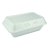 Pactiv YHLW01880000 Foam Hinged Containers, Medium, 8.75x5.5x3