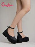 Shoetopia Stylish Black Chic Pumps For Girls-Eu40,Bronze,7,B0D5HFHV5N