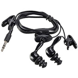 SWMIUSK IPx8 Waterproof Underwater Headphones for Swimming laps, Diving, Hot Tub Spa, Freediving Earbud (Black & Silver)