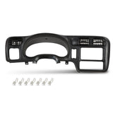 G-PLUS Dashboard Cluster Dash Radio Bezel Compatible with Chevy Blazer S10 GMC Jimmy Sonoma 1998-2004/Fit for Vehicle with Doubl