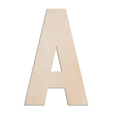 MGTECH 17 Inch Large Wooden Letter A, 1/4 in Thick Big Wood Letter for Crafts and Wall Decor