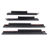 G-PLUS Rocker Panel Black Compatible with Chevy Silverado 1500 Crew Cab 2014 2015 2016 2017 2018 Rocker Panel Protector Guard Co