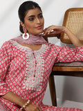 Libas Women'S Pure Cotton Kurta Set (48888_Pink