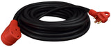 Valterra A10-3050EH Mighty Cord 30 Amp Extension Cord with Handle - 50, Red