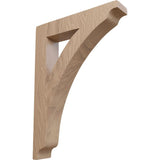 Ekena Millwork BKTW01X08X12THGM Large Thorton Wood Wood Brackets, 1 3/4W x 8 1/2D x 12H , Mahogany