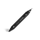TRU RED TR57829 Pen Permanent Marker, Twin Tip, Black, 4/Pack
