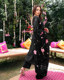 Gosriki Women'S Rayon Blend Printed Straight Kurta With Pant & Dupatta (Roka Black-Vks01-Gs_3Xl_Black_Xxx-Large),Black,3,B0DR1QT9ZZ