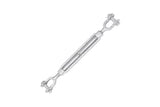 Indusco TB034IM27 Hot Dipped Drop Forged Galvanized Steel Jaw and Jaw Turnbuckle, 5200 lbs Working Load Limit, 3/4 Threaded Dia