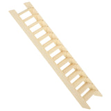 VANZACK Mini Wooden Step Ladder Miniature Dollhouse Staircase 1:12 Scale Mini Ladder Wooden Staircase Handrail Stairs Dollhouse 