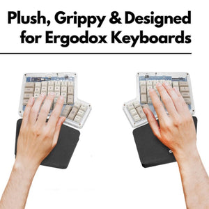 Grifiti Fat Wrist Pad Ergodox 2 Piece Set 6.5 X 4.2 X 0.75 Mirror Wrists Rests Support Accessories For Gaming Computer Key