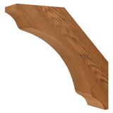 Wood Brace 64T5 Smooth Finish -Projection 12 -Height 12 -Thickness 3 1/2 by Timber Build