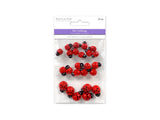 Forever in Time SE203 Mini Plastic Ladybugs x24 PeelnStick