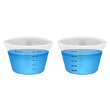 2pcs Laundry Measuring Cup, 125ml Silicone Laundry Detergent Measuring Cup Reusable Liquid Measuring Cups, No More Mess or Leaks