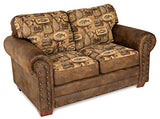 American Furniture Classics Model River Bend 4-Piece Sleeper Upholstery Set, Brown