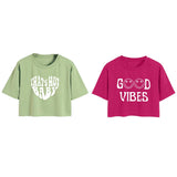 Toplot Tops For Women || Western Tops For Woman Stylish || Crop T-Shirt Western Pack Of 2 (Combo-Top-5258-Pst-Pnk-M),Pista-Pink,,B0F6NL9TJS