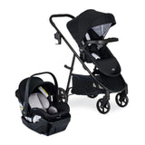 Britax Willow Brook Baby Travel System, Infant Car Seat and Stroller Combo with Aspen Base, ClickTight Technology, RightSize Sys