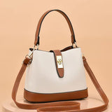 Adisa Women'S Girls Bucket Cross Body Bag With Sling (Sl5139-Off White),Off-White,,B0D7739W64