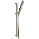 Delta Faucet Tetra H2Okinetic Slide Bar Hand Held Shower with Hose, Brushed Nickel Handheld Shower Head, Slide Bar Hand Shower, 